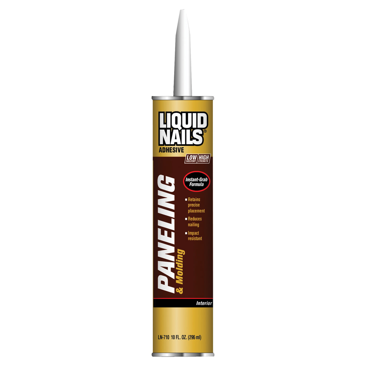 Liquid Nails LN-710 Paneling and Molding Adhesive, Tan, 10 oz Cartridge