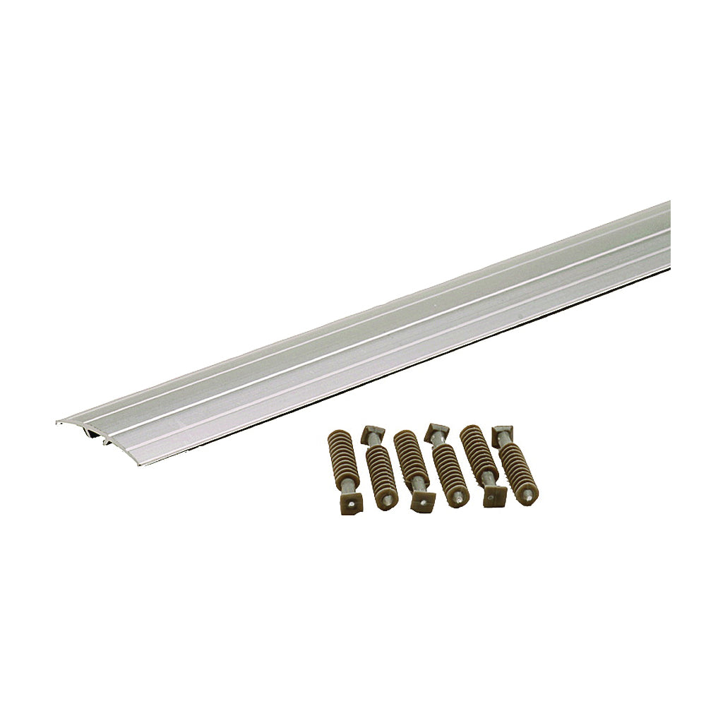 M-D 46131 Multi-Floor Transition, 36.13 in L, 1-1/2 in W, Aluminum, Silver