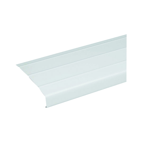 Amerimax 77223 Fascia Trim, 12 ft L, 6 in W, 0.0175 Gauge, Aluminum, White