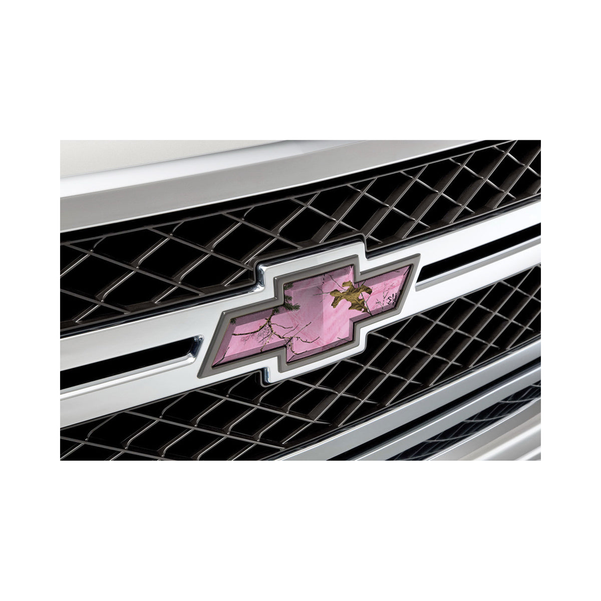 REALTREE RT-AES-XTP Decal Kit, Auto Emblem Skin, Pink Legend, Vinyl Adhesive