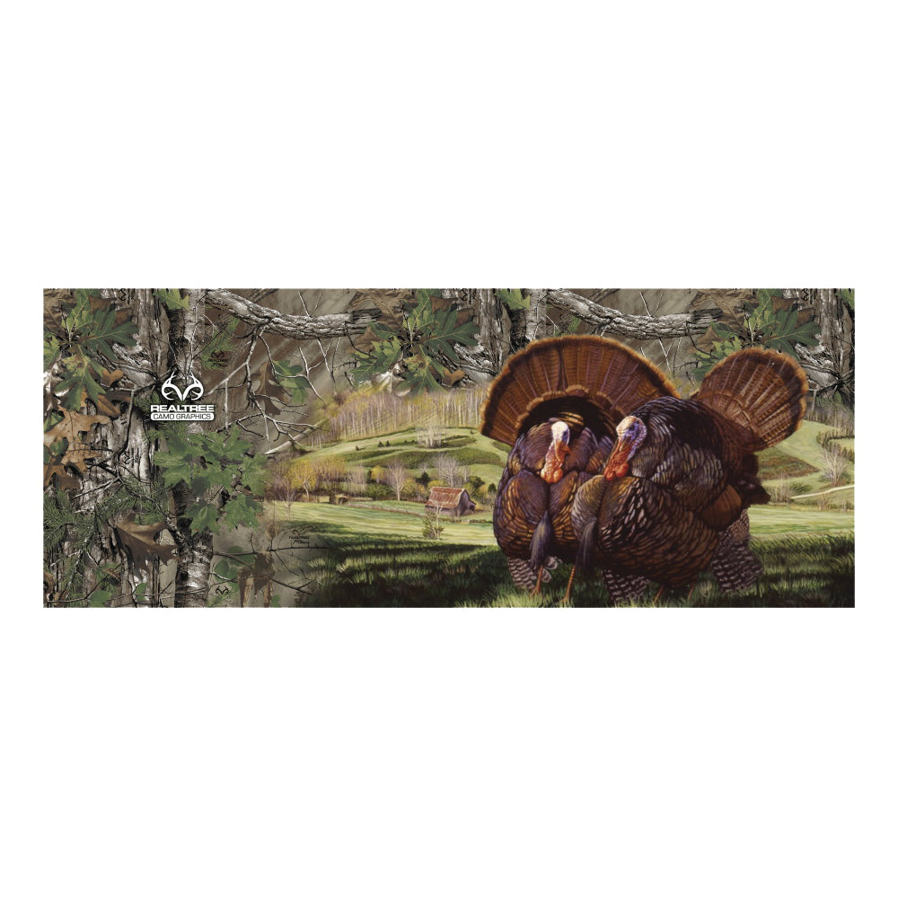 REALTREE RTG5500 Tailgate Decal, Turkey with Realtree Xtra Camo, Vinyl Adhesive