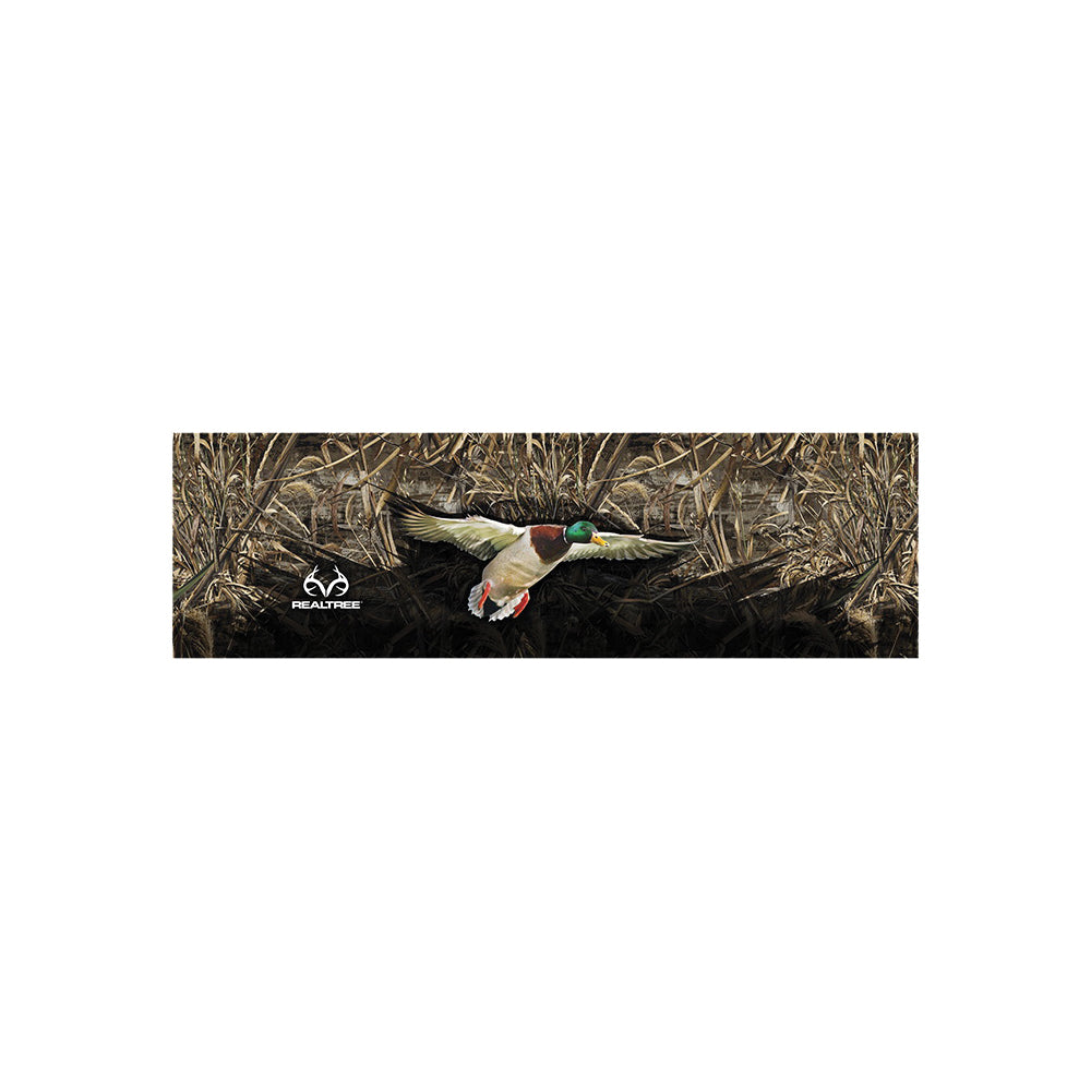 REALTREE RT-WF-DK-MX5 Rear Window Decal, Camo Duck, Vinyl Adhesive