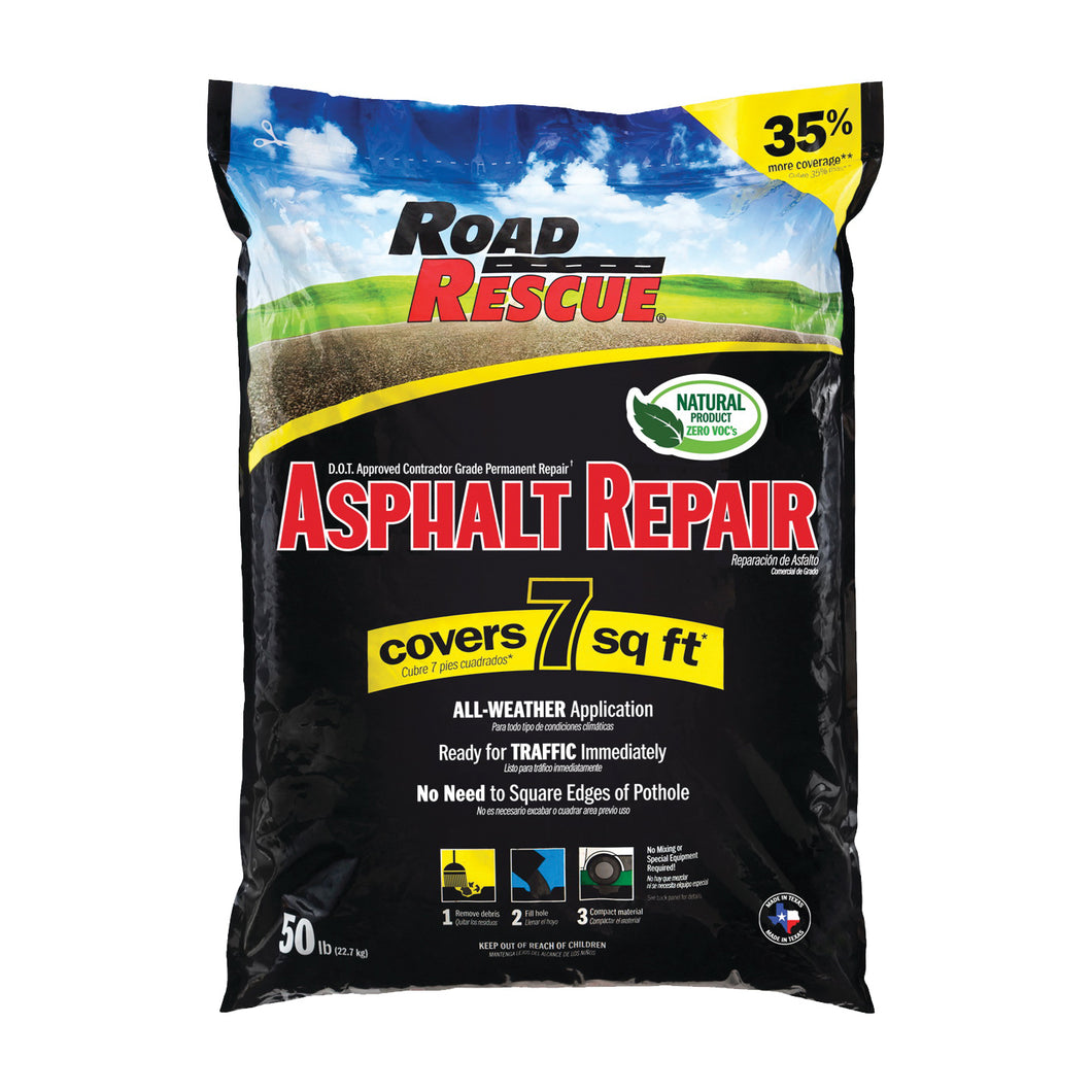 Road Rescue AP-50 Asphalt Patch, Black, 50 lb Bag