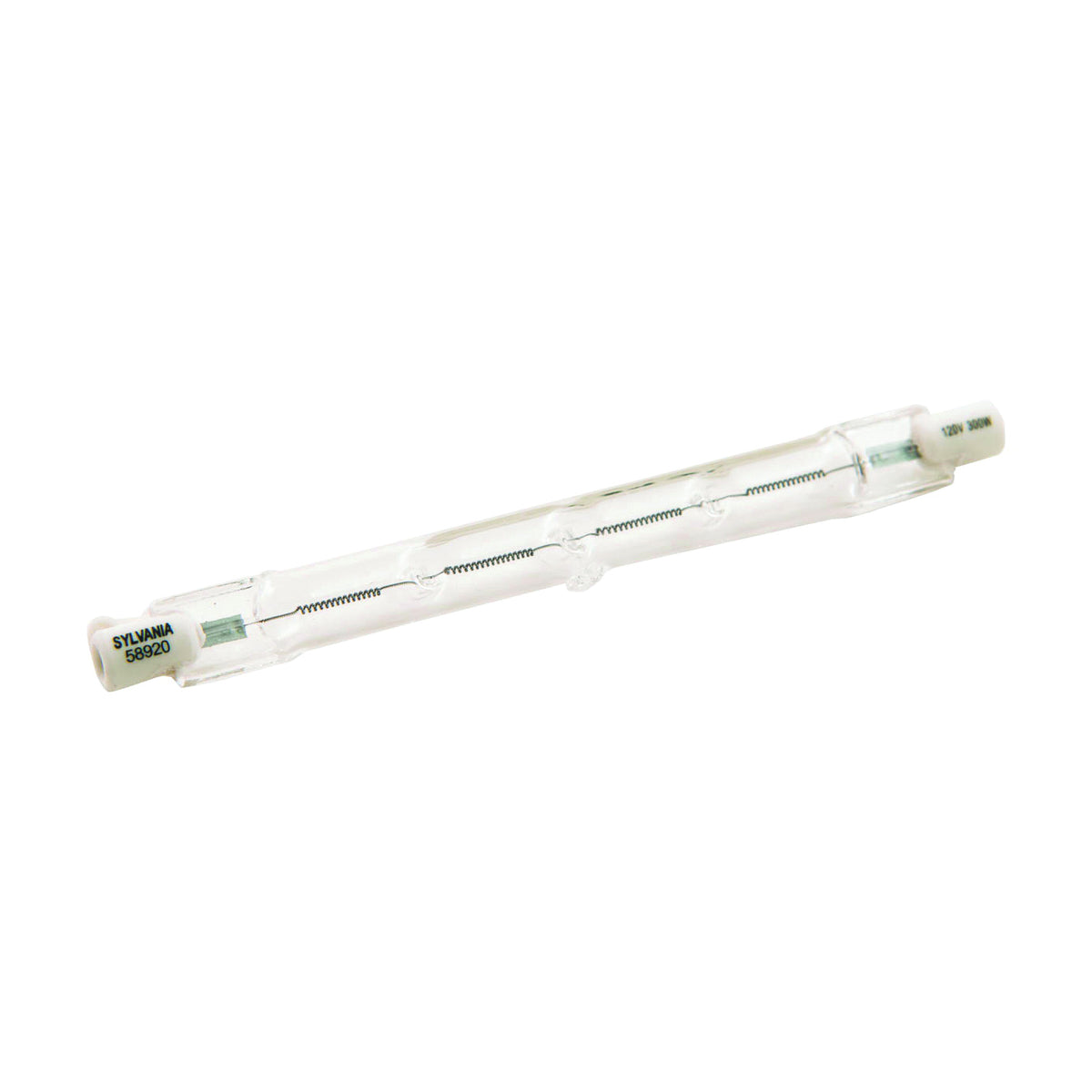 Sylvania 58920 Halogen Bulb, 300 W, Recessed Single Contact Lamp Base, T3 Lamp, 6000 Lumens, 2950 K Color Temp