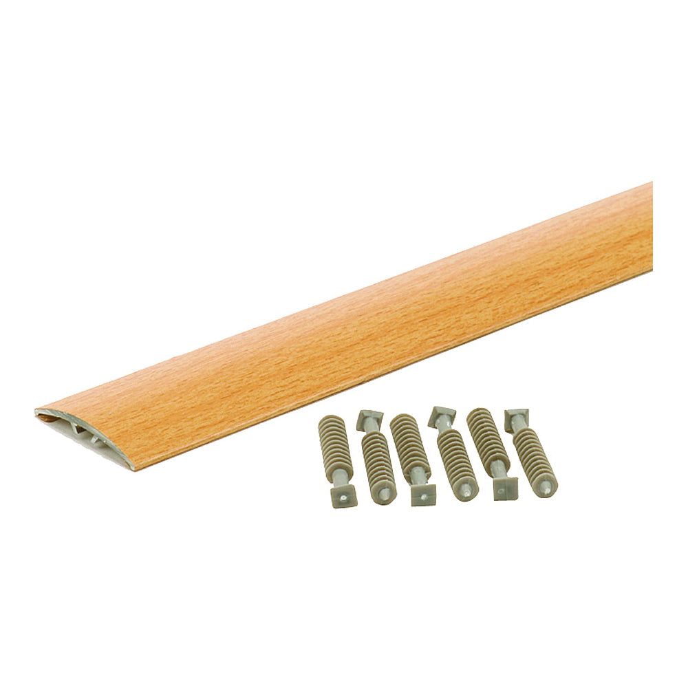 M-D 46141 Multi-Floor Transition, 36.13 in L, 1-1/2 in W, Aluminum, Oak