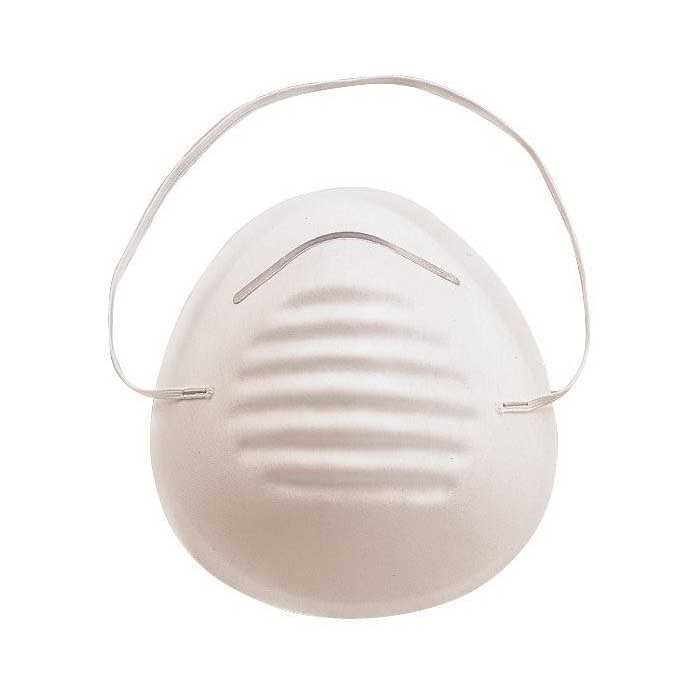 ProSource TGE-DM01 Disposable Dust Mask, 5-1/4 in L x 4-1/4 in W Mask, Polypropylene Facepiece, White