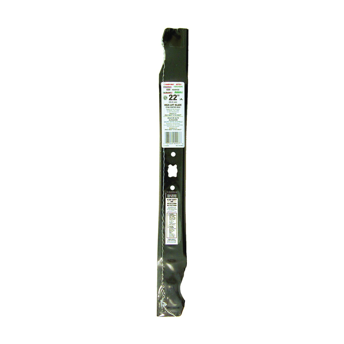 MTD 490-100-M087 Lawn Mower Blade, 22 in L