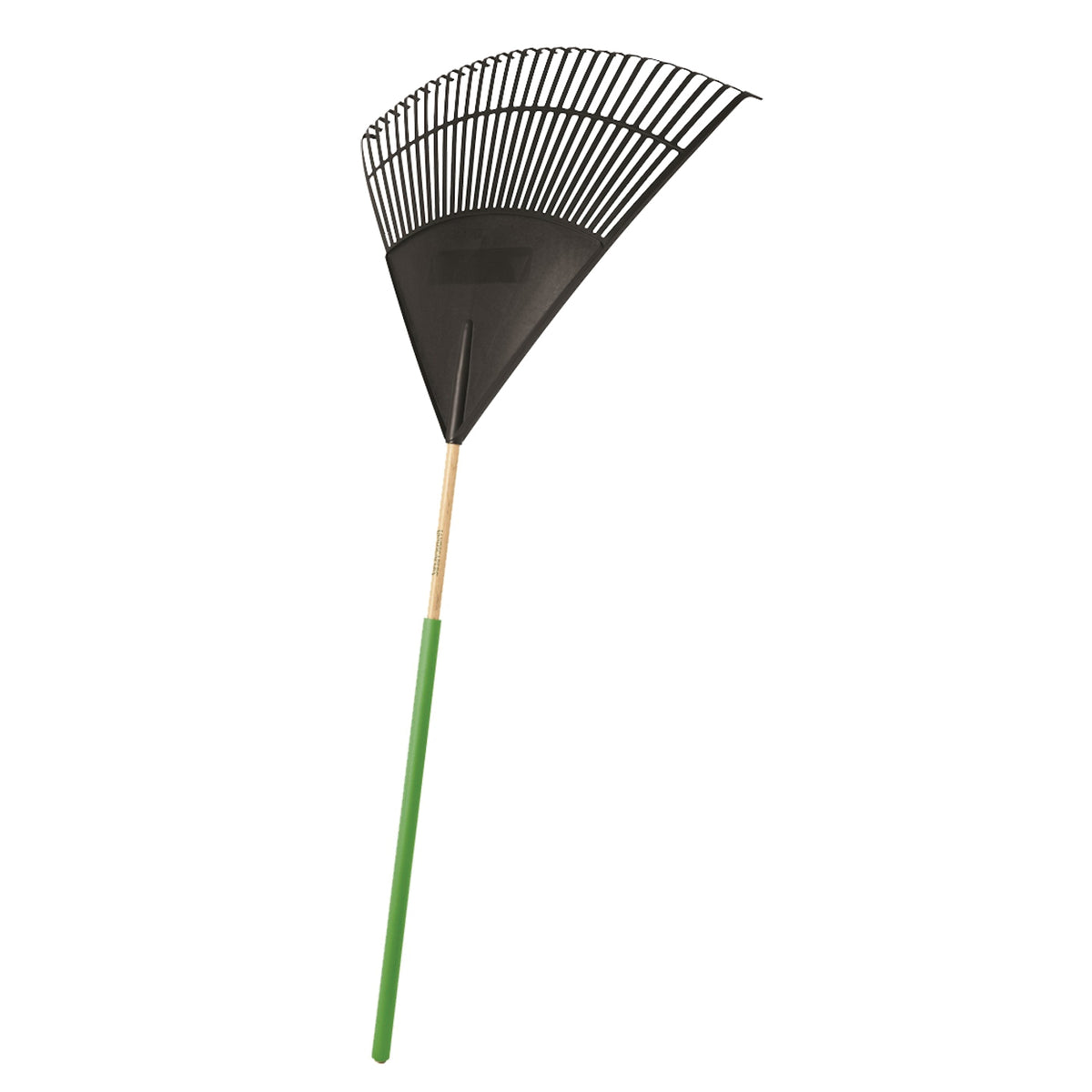 Vulcan 34590 Lawn/Leaf Rake, Poly Tine, 30 -Tine, Wood Handle, 48 in L Handle