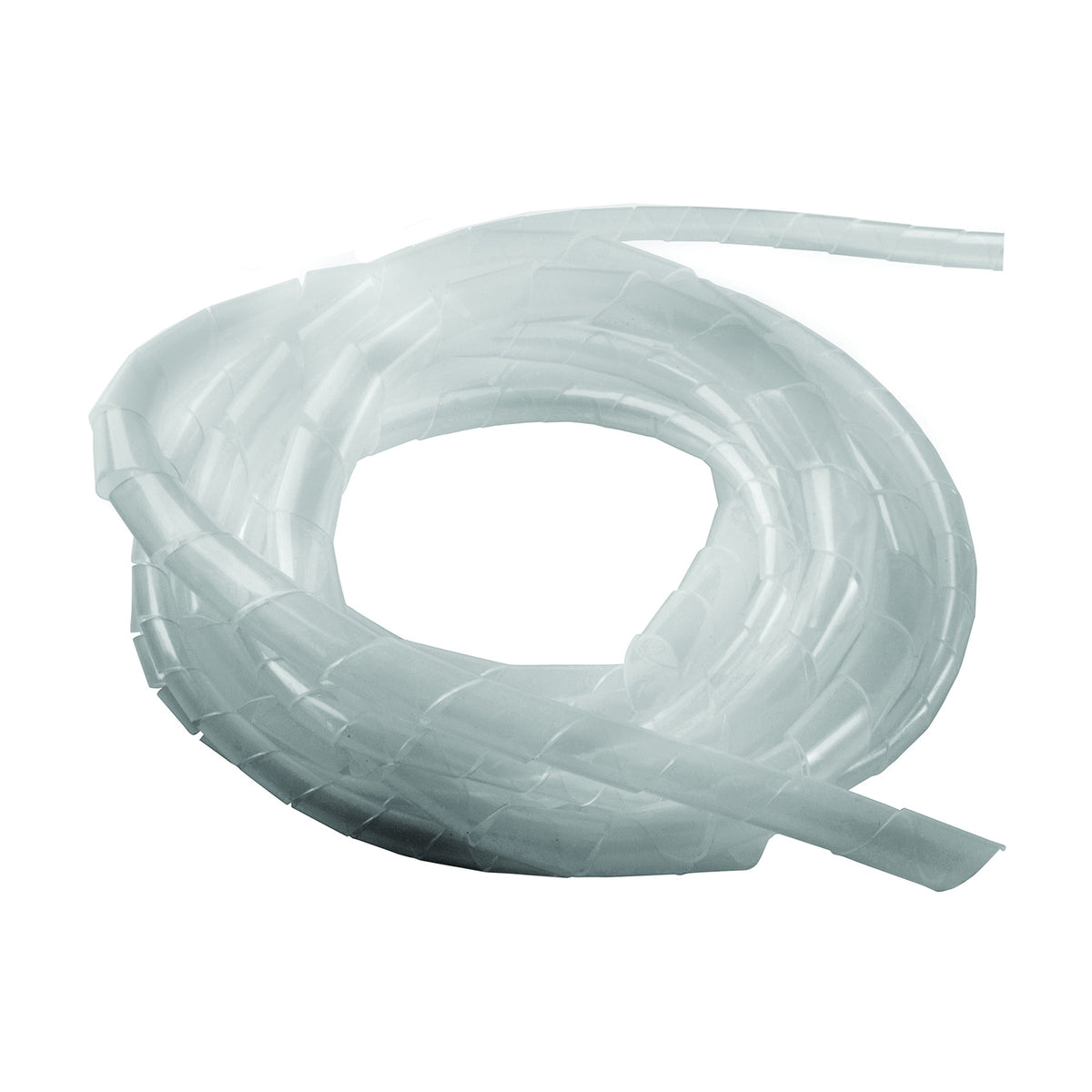 GB FSP-AST2 Spiral Wrap, 3/8 in Dia, 4 ft L, Polyethylene, Clear