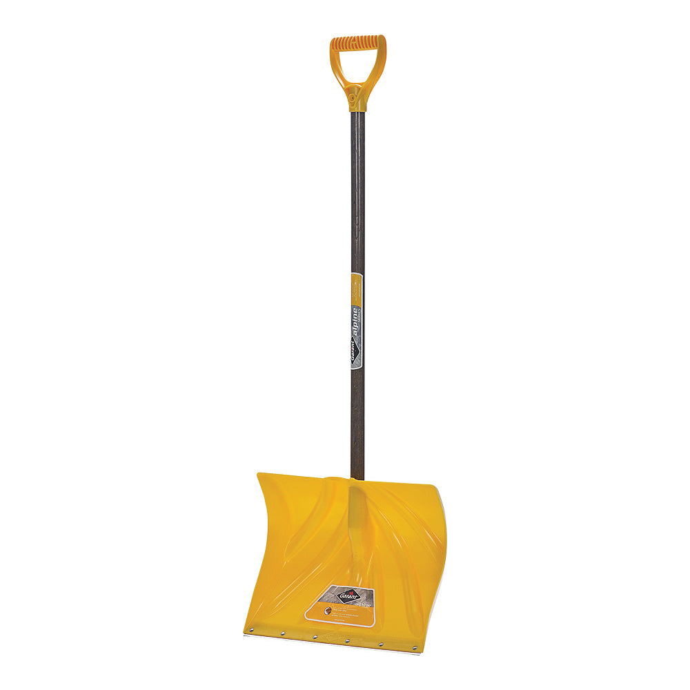 GARANT APM18KDRU Snow Shovel, 18 in W Blade, 13-1/2 in L Blade, Polyethylene Blade, Wood Handle, 51 in OAL