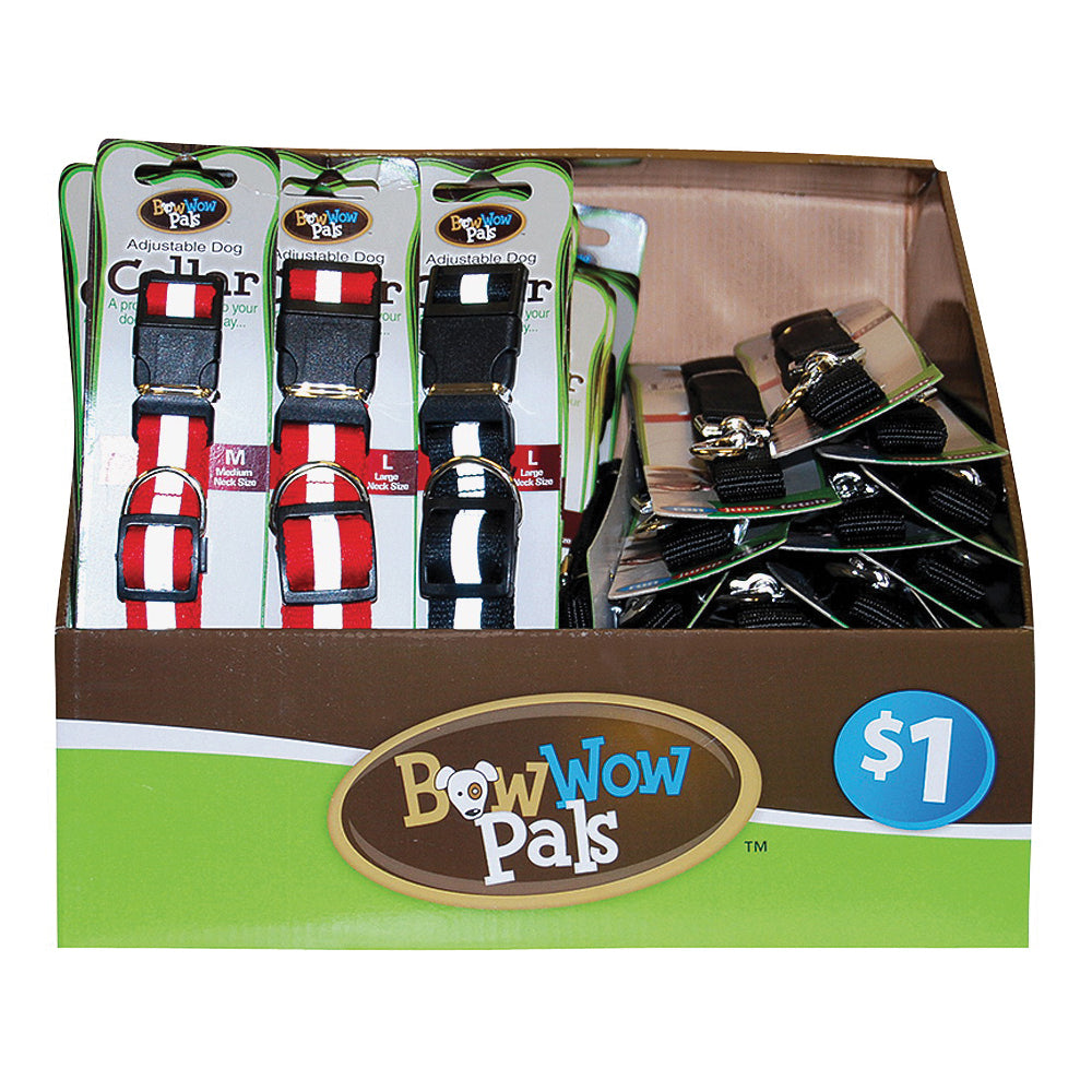 Bow Wow Pals 8826 Dog Collar and Leash, 48 in L Collar, Nylon