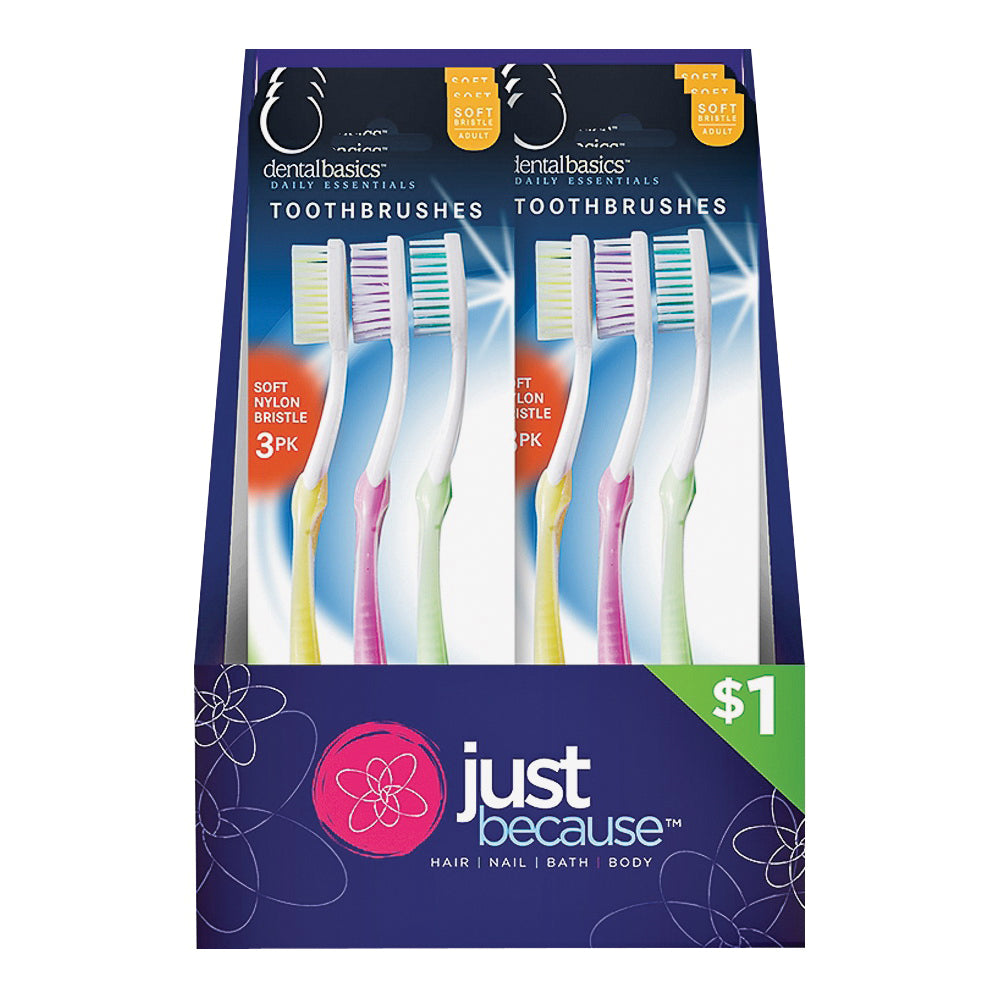 FLP 9875 Toothbrush, Nylon Bristle