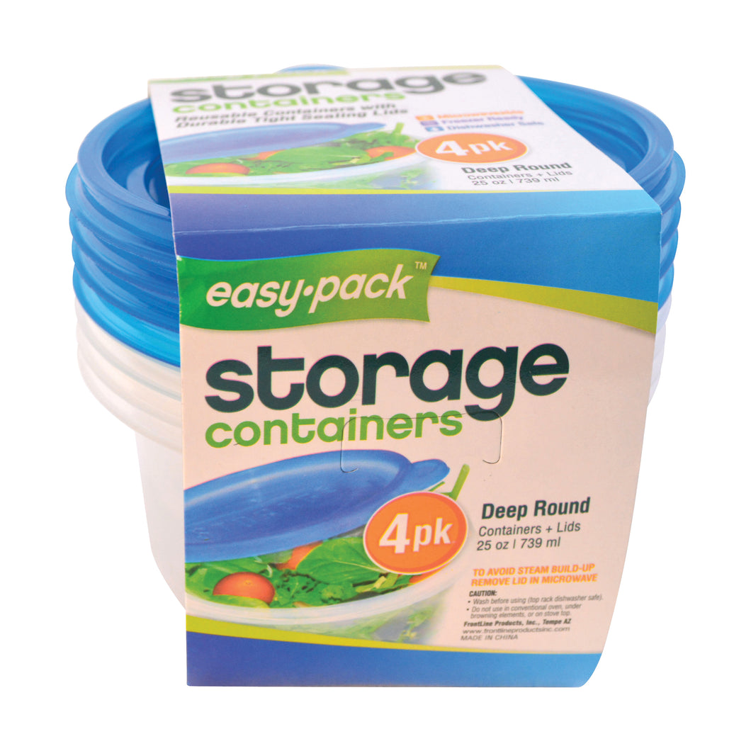 Easy Pack 8060 Food Container Set, 25 oz Capacity
