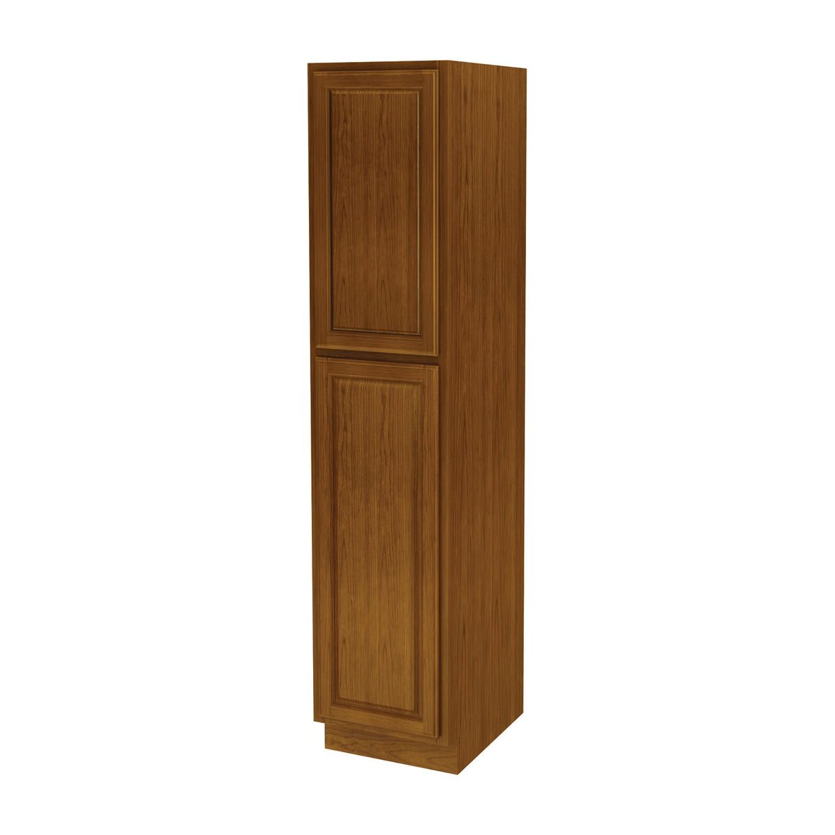 Sunco Randolph Series WP1884RT/A Kitchen Cabinet, 18 in OAW, 24 in OAD, 84 in OAH, Wood, Amber, 2-Shelf