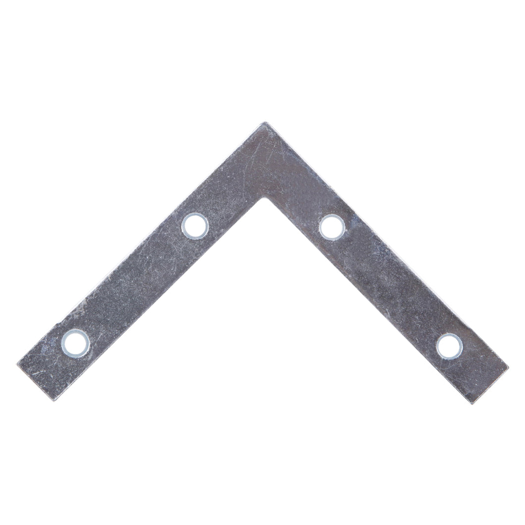 Prosource FC-Z03-01 Corner Brace, 3 in L, 3 in W, 1/2 in H, Steel, Zinc-Plated, 1.6 mm Thick Material