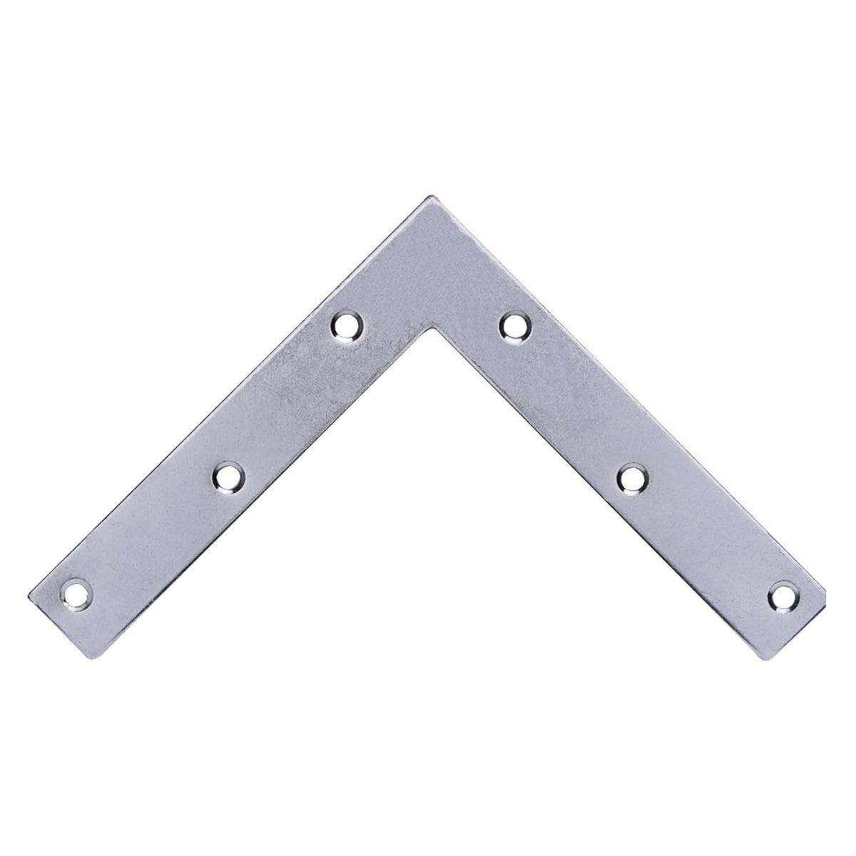 ProSource FC-Z06-01 Corner Brace, 6 in L, 6 in W, 2 mm Thick, Steel, Silver, Zinc