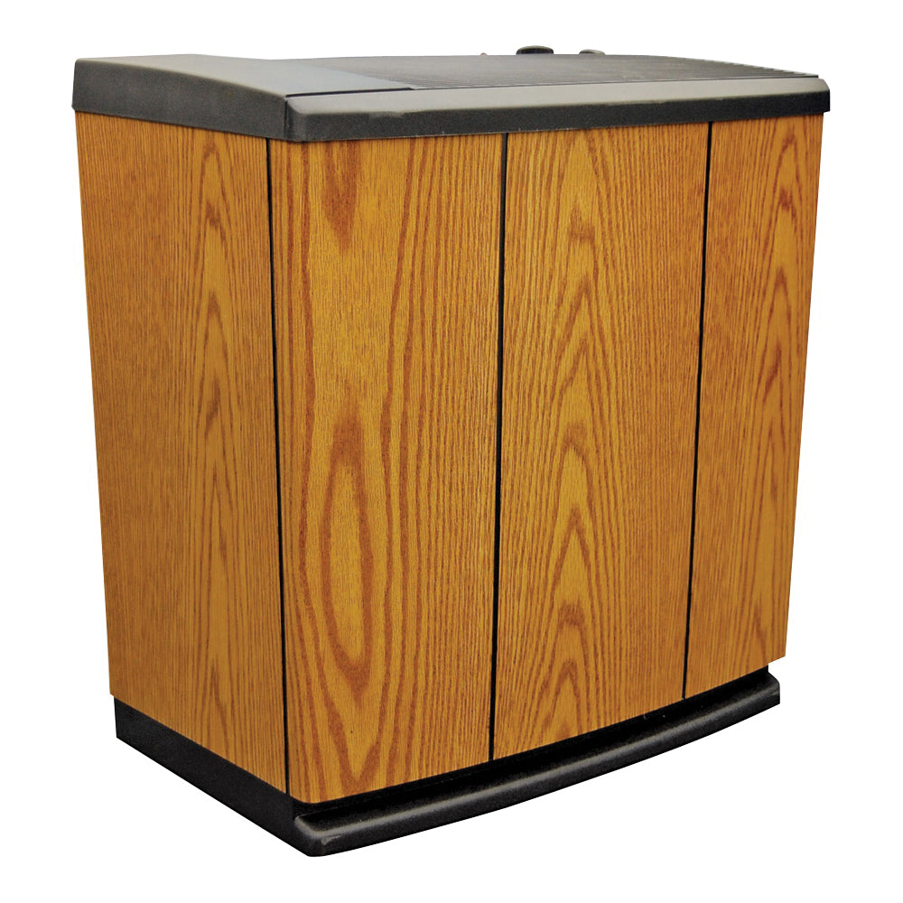 AIRCARE H12 300HB Console Humidifier, 120 V, 4-Speed, 3700 sq-ft Coverage Area, Analog Control, Light Oak