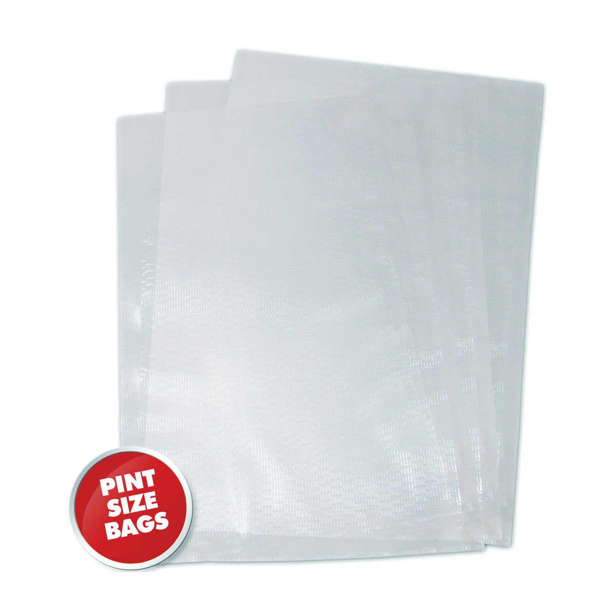 Weston 30-0106-W Vacuum Seal Bag, Plastic, Clear