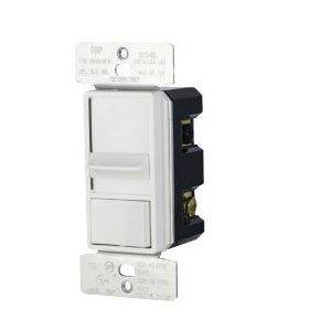 Eaton Wiring Devices SAL06P-LA-K Slide Dimmer, 120 V, 300 W, CFL, Halogen, Incandescent, LED Lamp, 3-Way