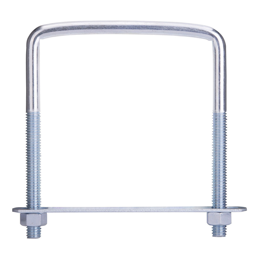 ProSource LR356 U-Bolt, 3/8 in Thread, 3 in L Thread, Steel, Zinc