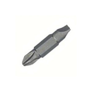 IRWIN 3054001 Screwdriver Bit, #1 to 8 Drive, Phillips/Slotted Drive, 1/4 in Shank, Hex Shank, 1-1/2 in L, Steel