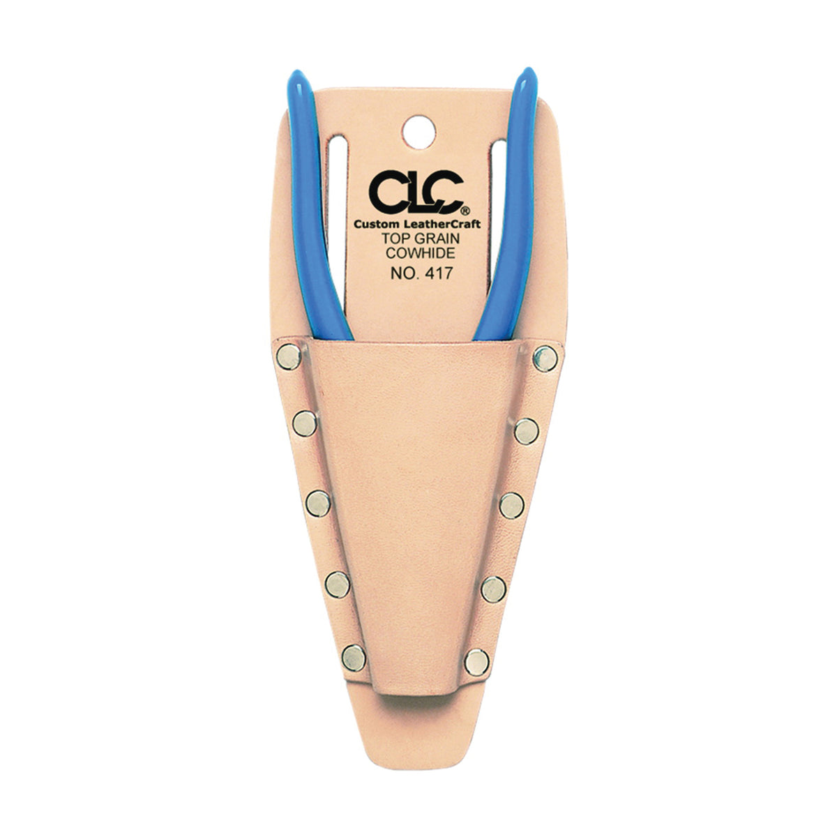 CLC Tool Works Series 417 Plier/Tool Holder, 1-Pocket, Leather, Tan, 3-1/2 in W, 8-1/4 in H