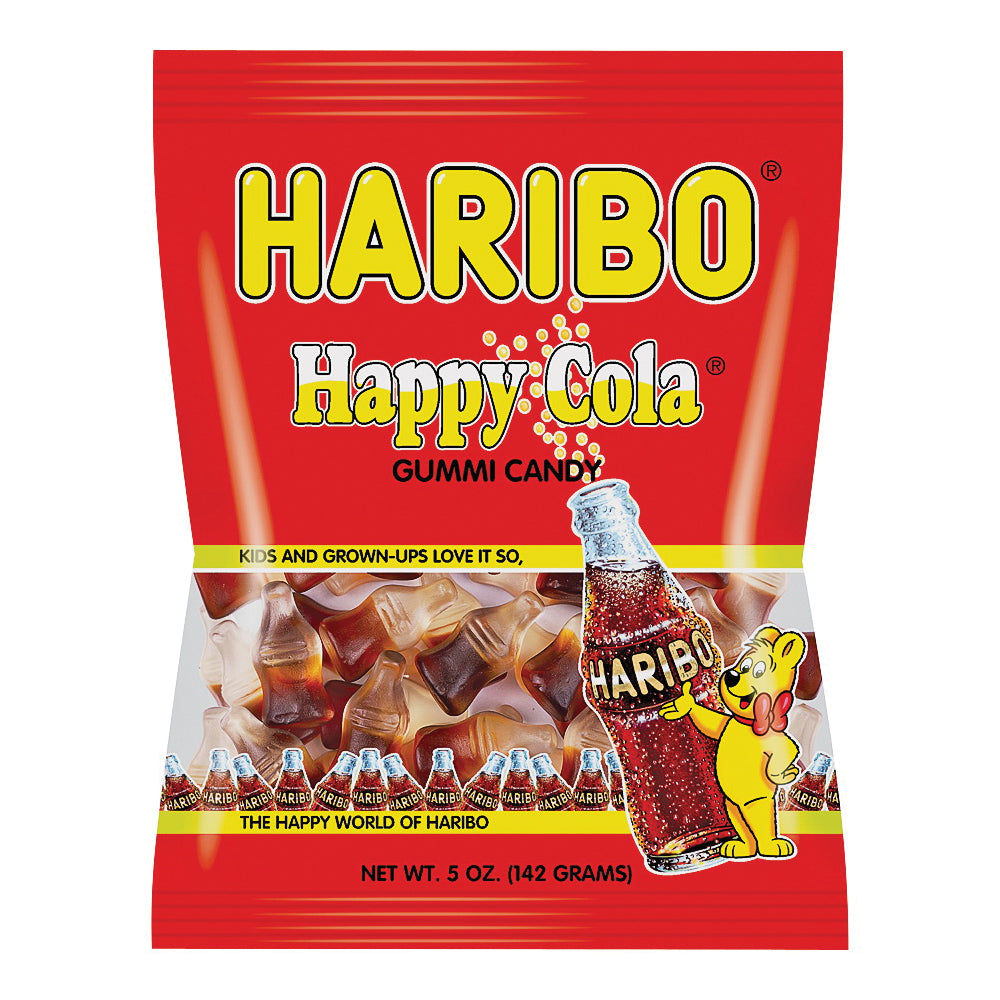 Haribo HHCB12 Jelly Candy, Cola Flavor, 5 oz Bag