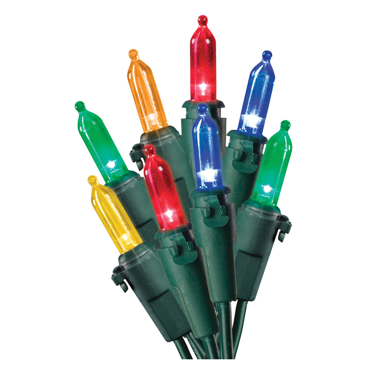 Hometown Holidays U12E745C Light Set, Christmas, 120 V, 2.4 W, 50-Lamp, LED Lamp, 25,000 hr Average Life