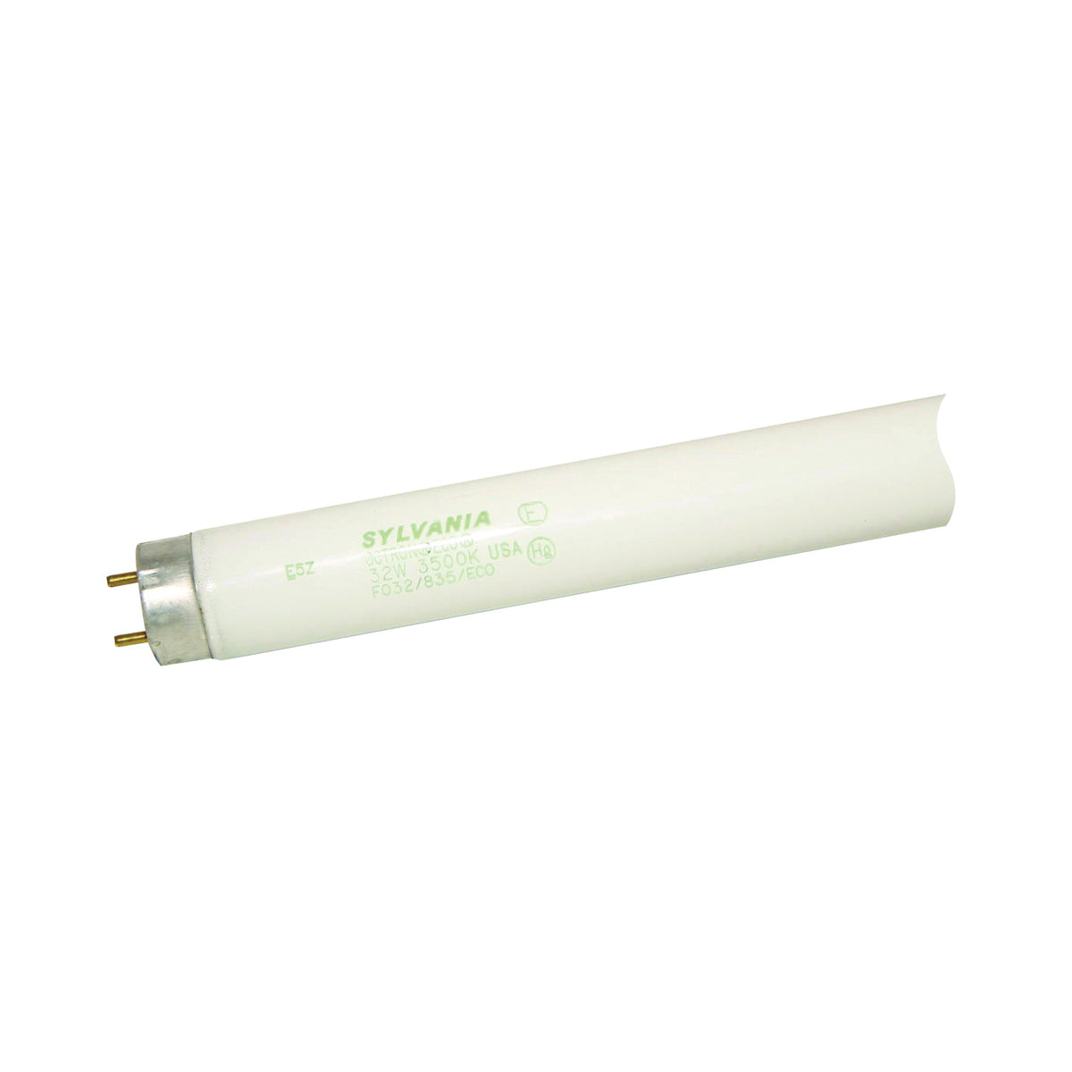 Sylvania 21779 Fluorescent Bulb, 32 W, T8 Lamp, Medium G13 Lamp Base, 2750 Lumens, 3500 K Color Temp