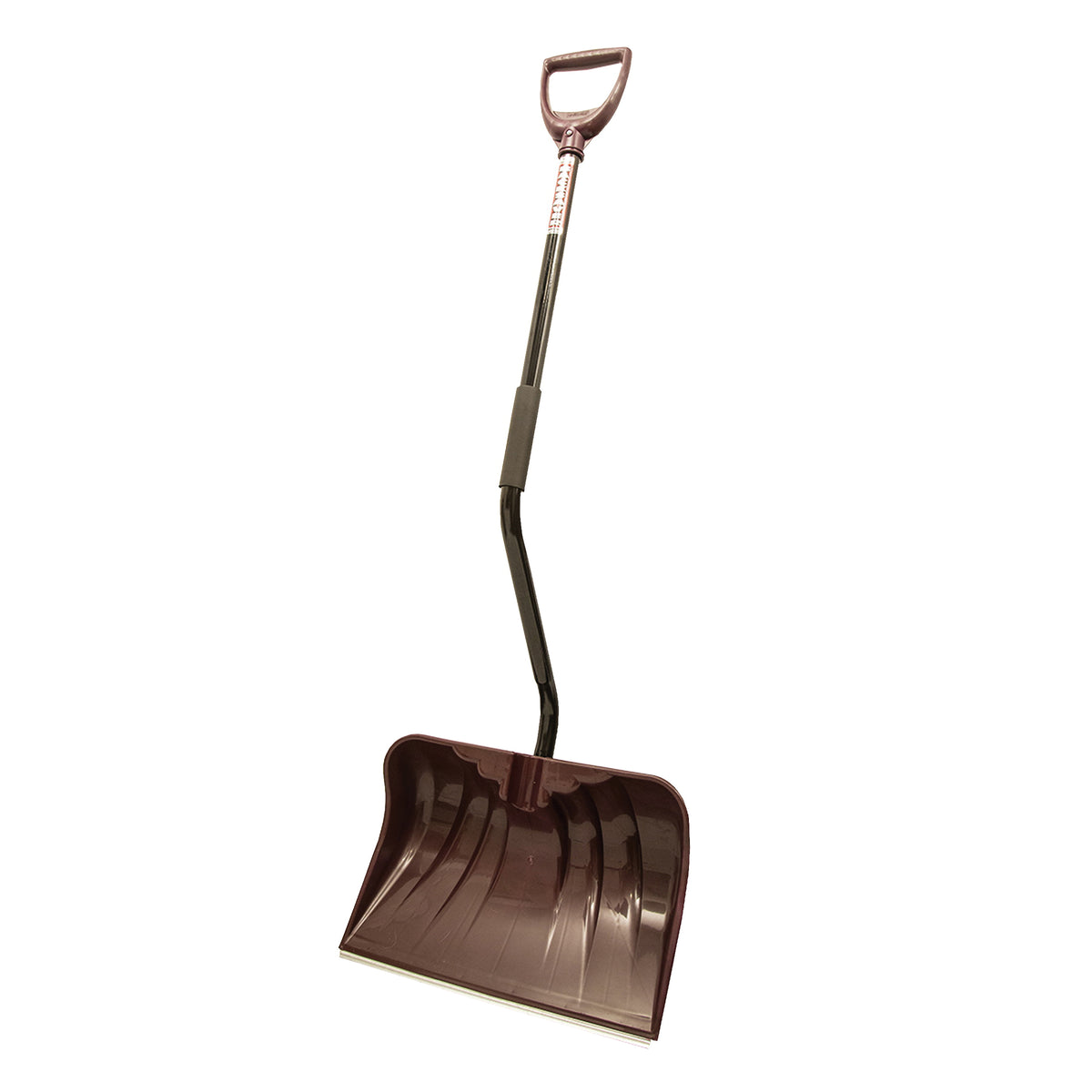 RUGG 36PBSW-S Snow Shovel, 20 in W Blade, Combo Blade, Polyethylene Blade, Steel Handle, Merlot