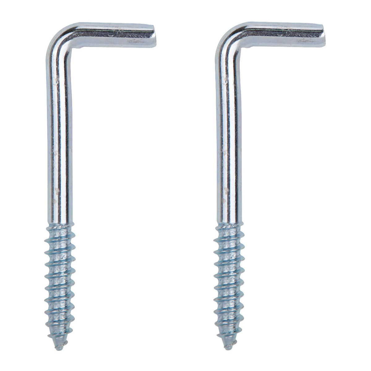 ProSource LR-395-PS Screw Hook, 13/16 in Opening, 6.5 mm Thread, 3 in L, Steel, Zinc