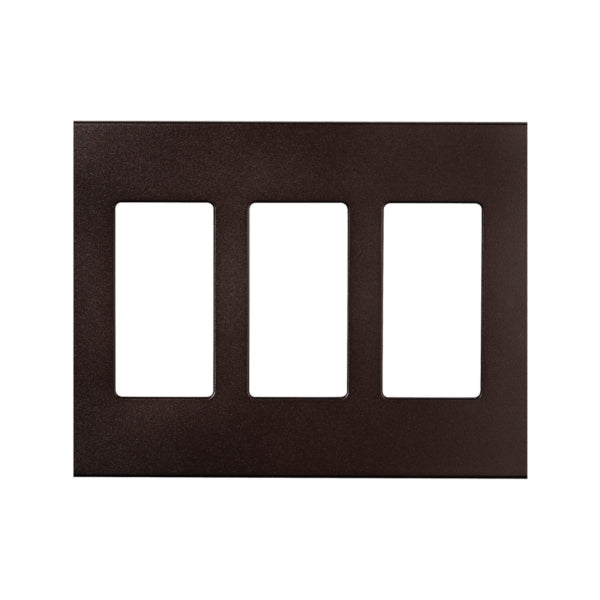 Eaton Cooper Wiring PJS PJS263RB-SP-L Wallplate, 4.87 in L, 6-3/4 in W, 3 -Gang, Polycarbonate, Oil-Rubbed Bronze