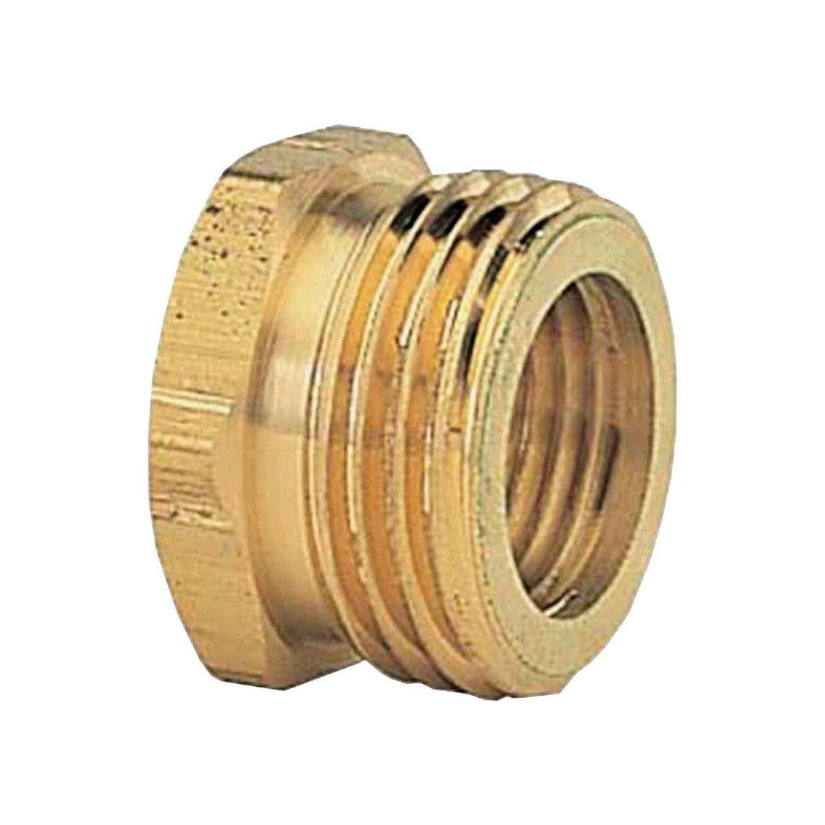 Gilmour 800774-1001 Hose Adapter, 3/4 x 3/4 in, MNPT x FNH, Brass, For: Garden Hose