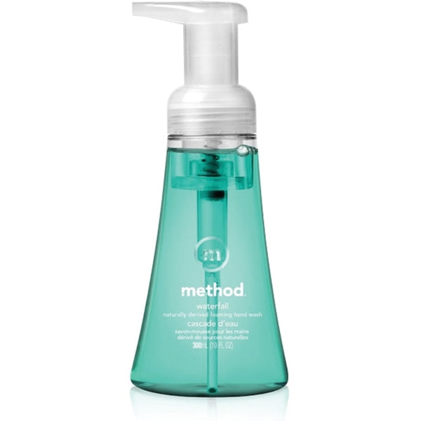 method 1160 Foaming Hand Wash, Aqua, Waterfall, 10 oz Bottle
