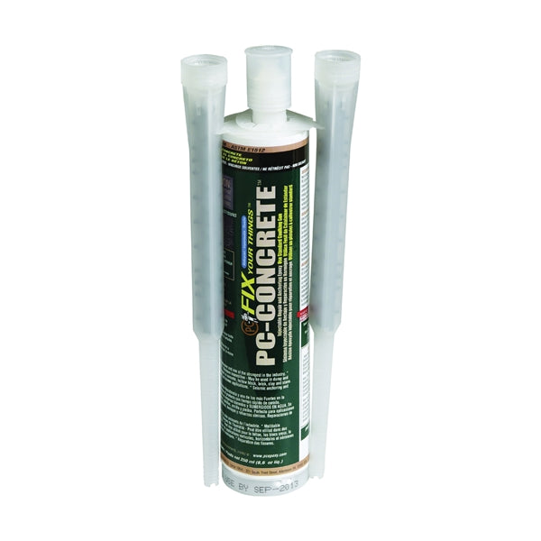 PROTECTIVE COATING PC-Concrete 72561 Epoxy Adhesive, White, Paste, 250 mL Cartridge