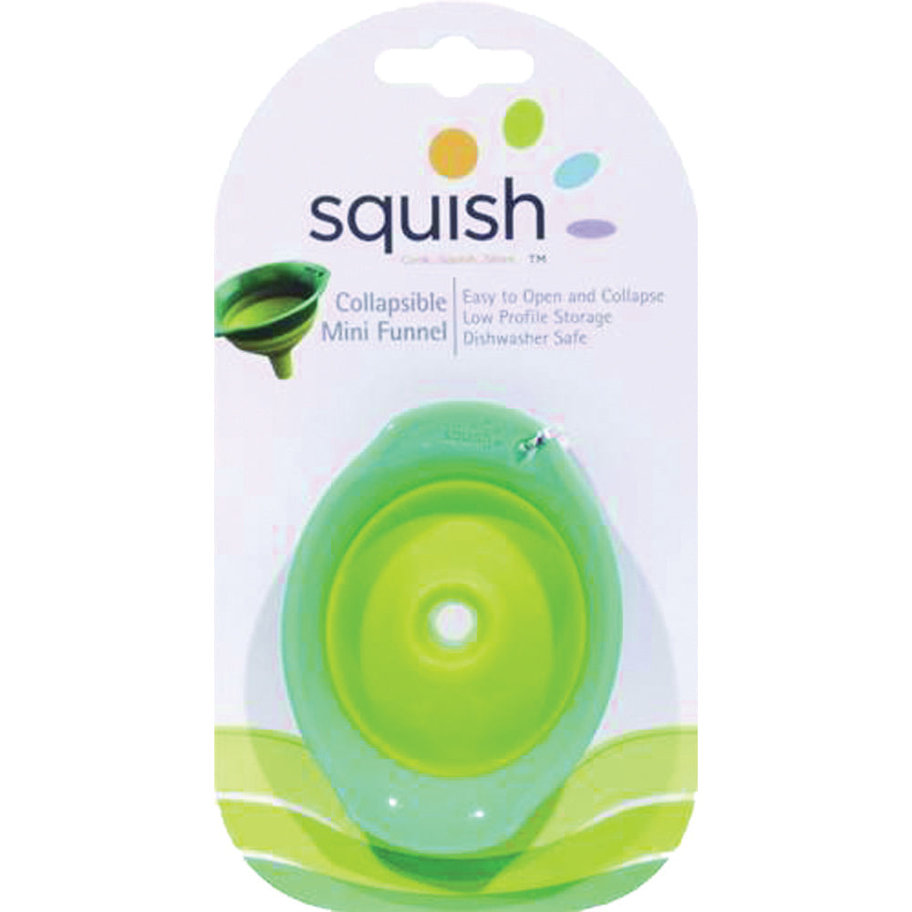 Squish 41012 Collapsible Funnel, Polypropylene, Green/Turquoise