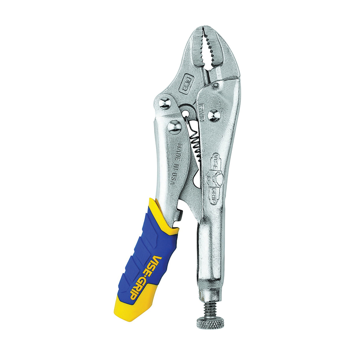 IRWIN Fast Release Series 09T Locking Plier, 5 in OAL, 1-1/8 in Jaw Opening, Ergonomic Handle, 3/8 in W Jaw