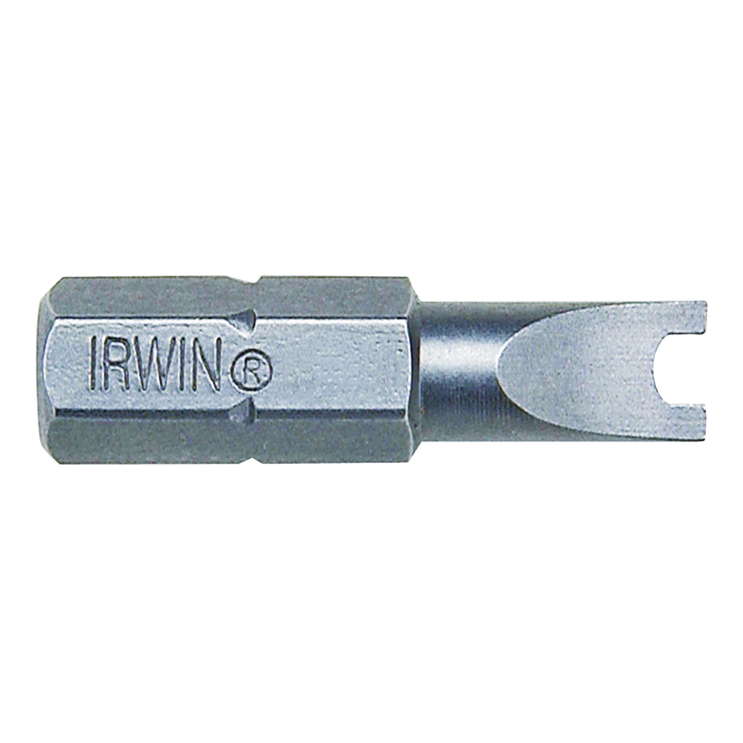 IRWIN 92571 Insert Bit, #12 Drive, Spanner Drive, 1/4 in Shank, Hex Shank, 1 in L, High-Grade S2 Tool Steel