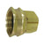 Landscapers Select PMB-059LFBC Hose Adapter, 3/4 x 1/2 in, FHT x FIP, Brass, Brass, For: Garden Hose