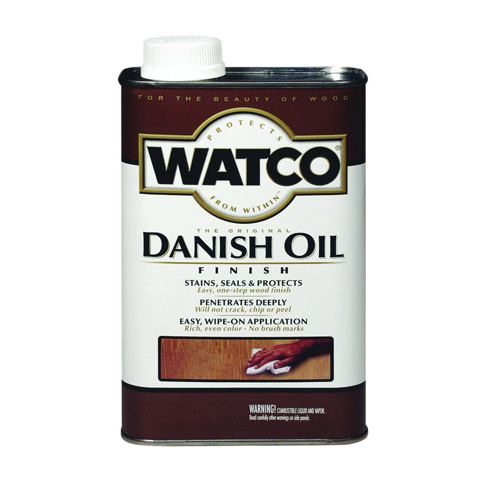 WATCO 65751 Danish Oil, Natural, Liquid, 1 pt, Can