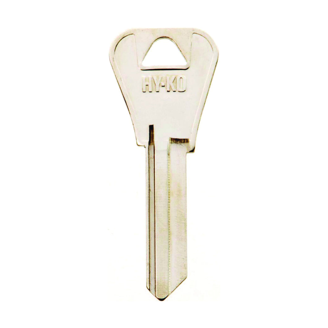 HY-KO 11010WR4 Key Blank, Brass, Nickel, For: Weiser Cabinet, House Locks and Padlocks