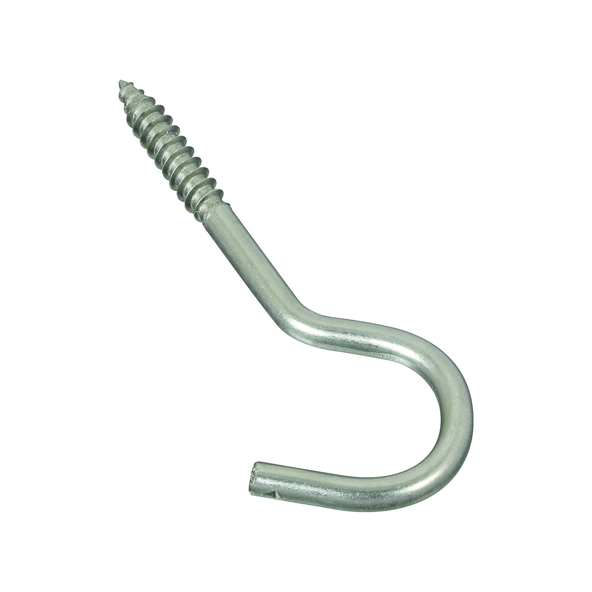 National Hardware 2153BC Series N220-814 Screw Hook, 1/4 in Opening, 4-1/4 in L, Stainless Steel, Zinc