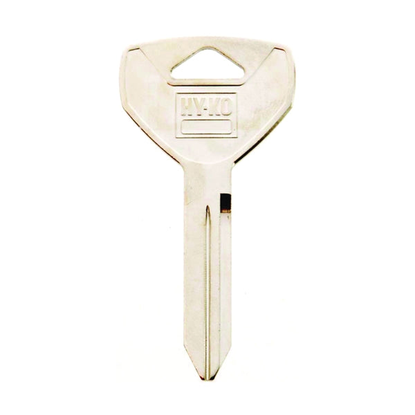 HY-KO 11010Y157 Key Blank, Brass, Nickel, For: Chrysler Vehicle Locks