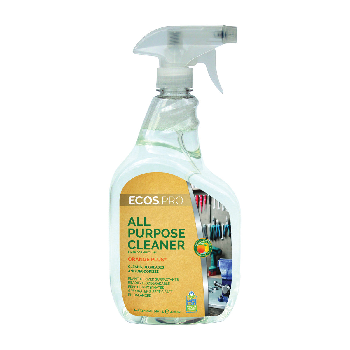 Orange Plus PL9706/6 Cleaner, 32 oz Bottle, Liquid, Orange