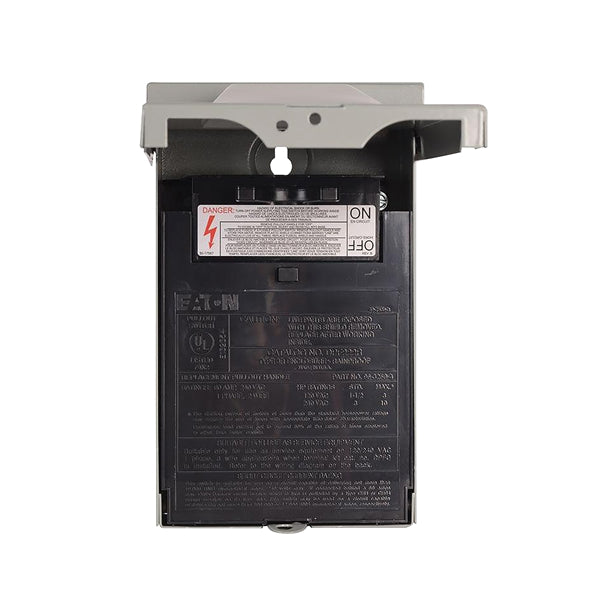 Cutler-Hammer DP DPF222RP Disconnect Switch, 60 A, 120/240 V, Gray