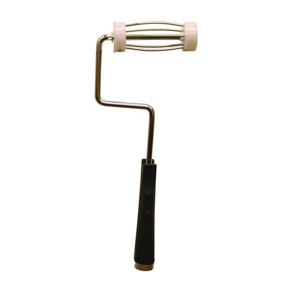 WOOSTER F0010-4 Roller Frame, 4 in L Roller, Polypropylene Handle, Threaded Handle