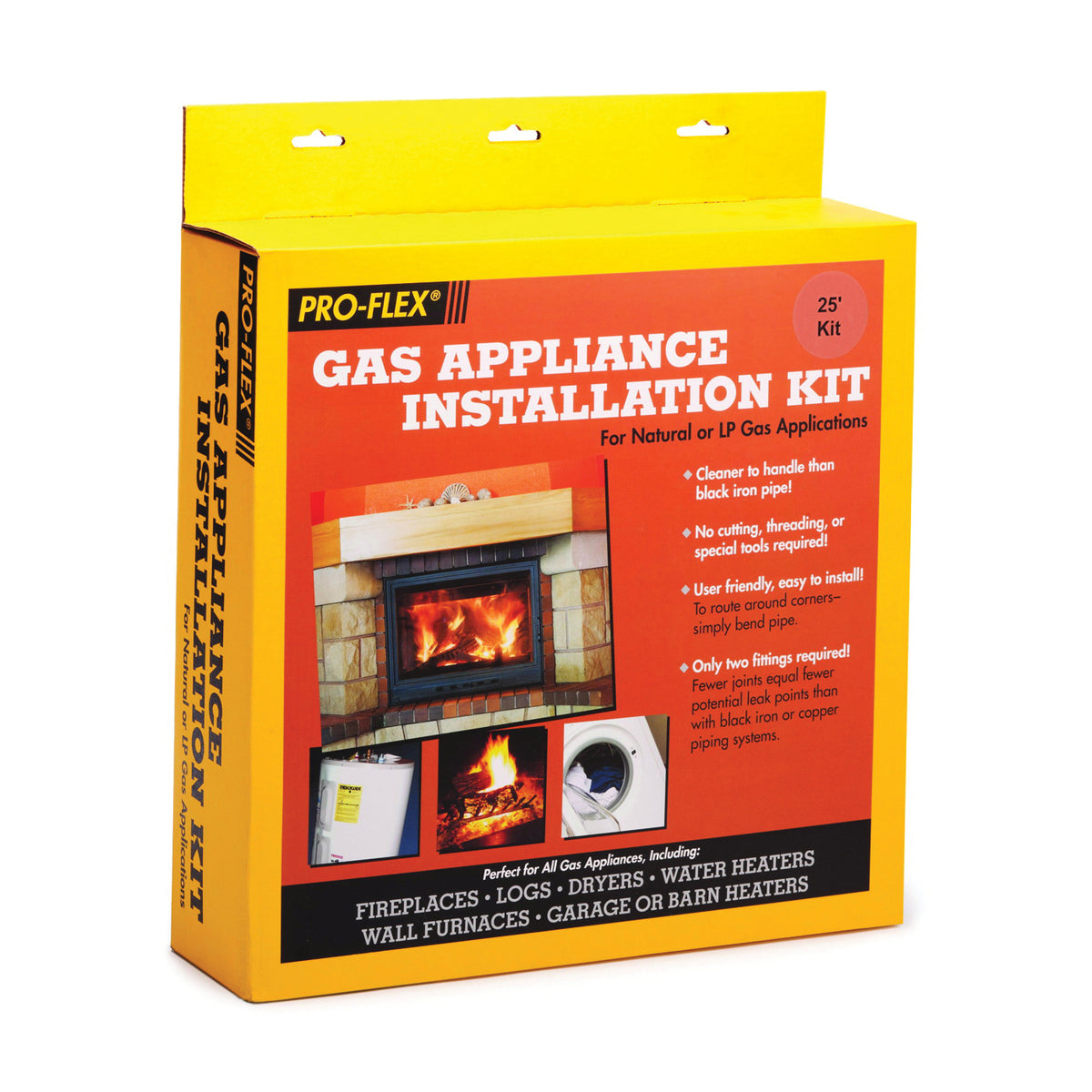 PRO-FLEX PFSAGK-2000 Gas Appliance Installation Kit, For: Pro-Flex CSST Flexible Gas Piping System