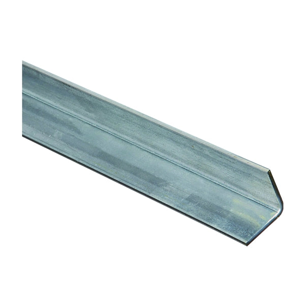 Stanley Hardware 4010BC Series N179-978 Angle Stock, 1-1/4 in L Leg, 72 in L, 0.12 in Thick, Steel, Galvanized