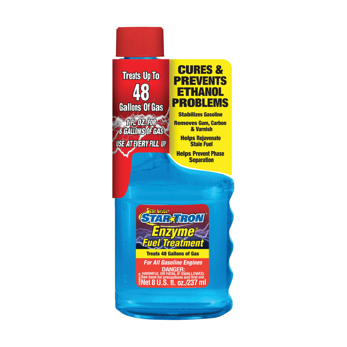 Star brite Star Tron 14308 Enzyme Fuel Treatment, 8 oz Bottle