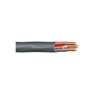 Southwire 63950072 Sheathed Cable, 6 AWG Wire, 3 -Conductor, 90 ft L, Copper Conductor, PVC Insulation